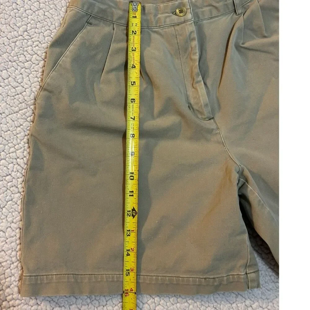 BBL Snatched Vintage Y2K Nike Golf Pleated Chino Shorts Khaki